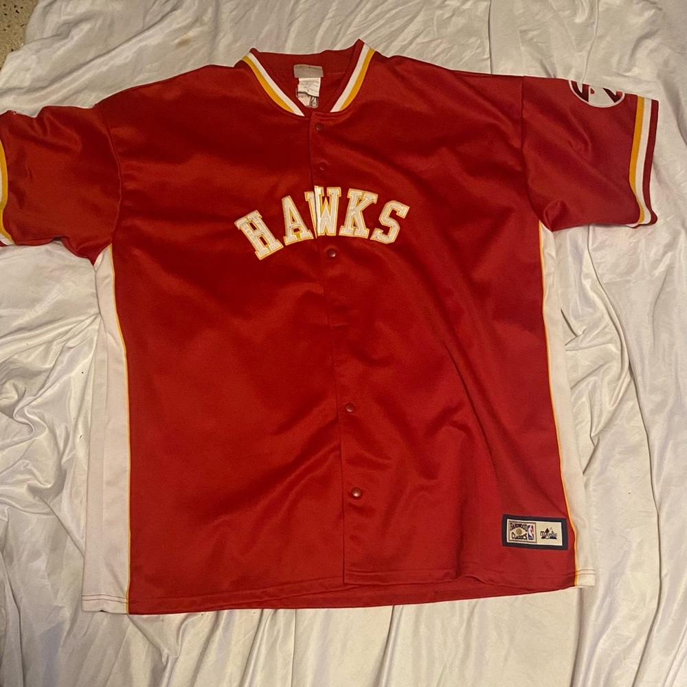 Majestic Hardwood Classics Atlanta Hawks  Jersey Mens Size 3XL
